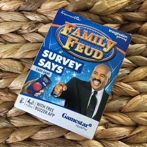 Family Feud Survey Says travel card game